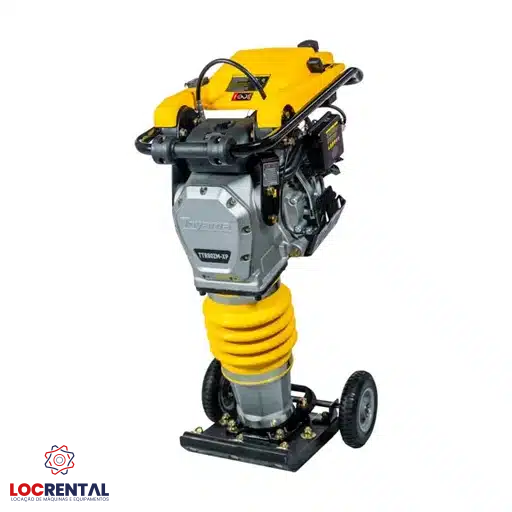 Compactador de solo a gasolina para obras