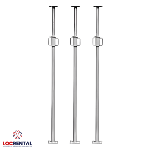 Locação de andaime tubular para construção