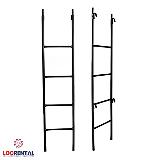 Locação de andaime tubular para construção