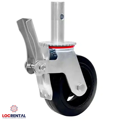 Rodízio industrial para movimentação de carga